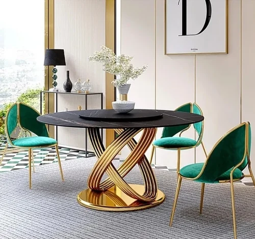 PVD Coating, PVD coating furniture, Luxury dining table, Pvd coating dining table