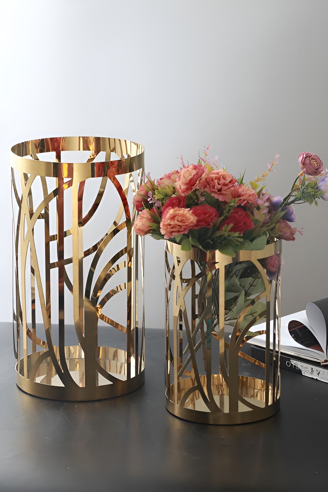 PVD Coating, PVD coating home decor, Pvd coating flower vase